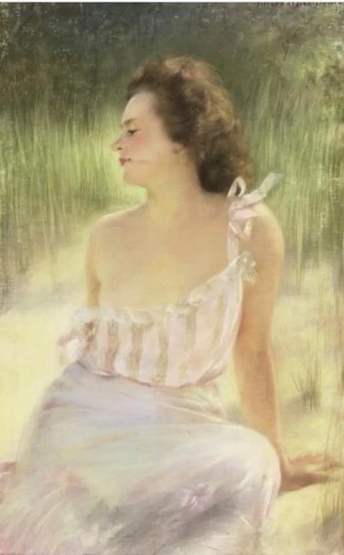 Ritratto di donna a seno nudo